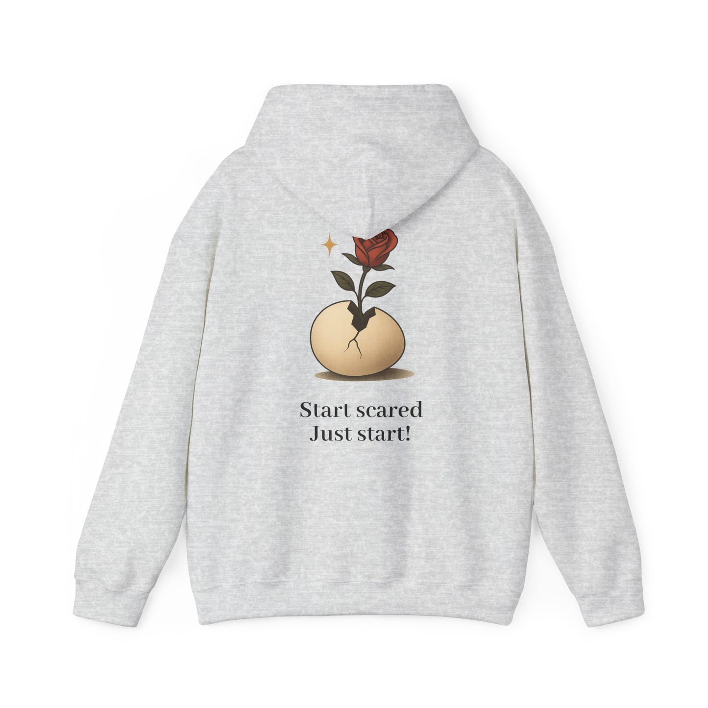 ''Becoming - Just Start'' Unisex Hooded Sweatshirt