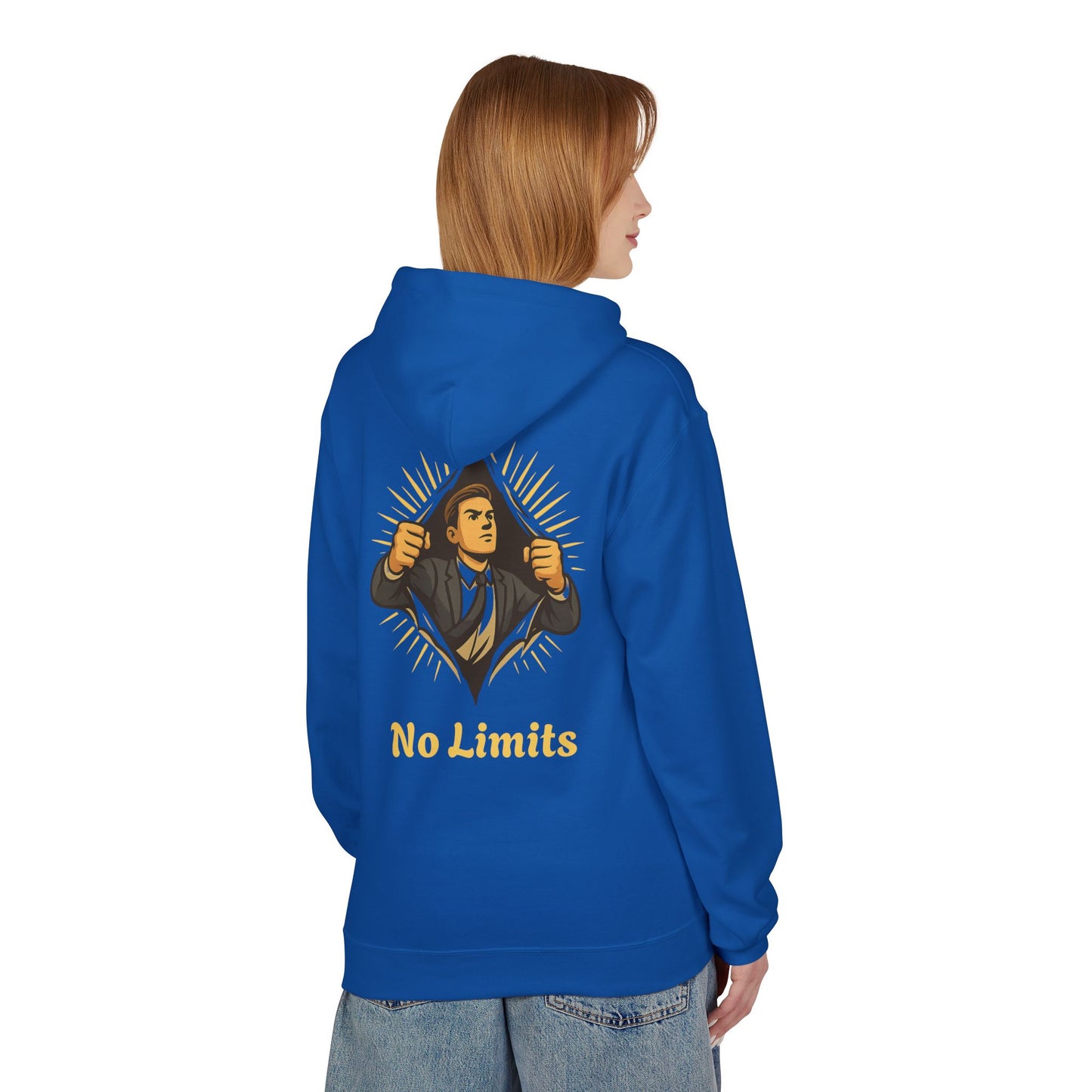 ''Becoming - No Limits'' 80% Cotton Hoodie