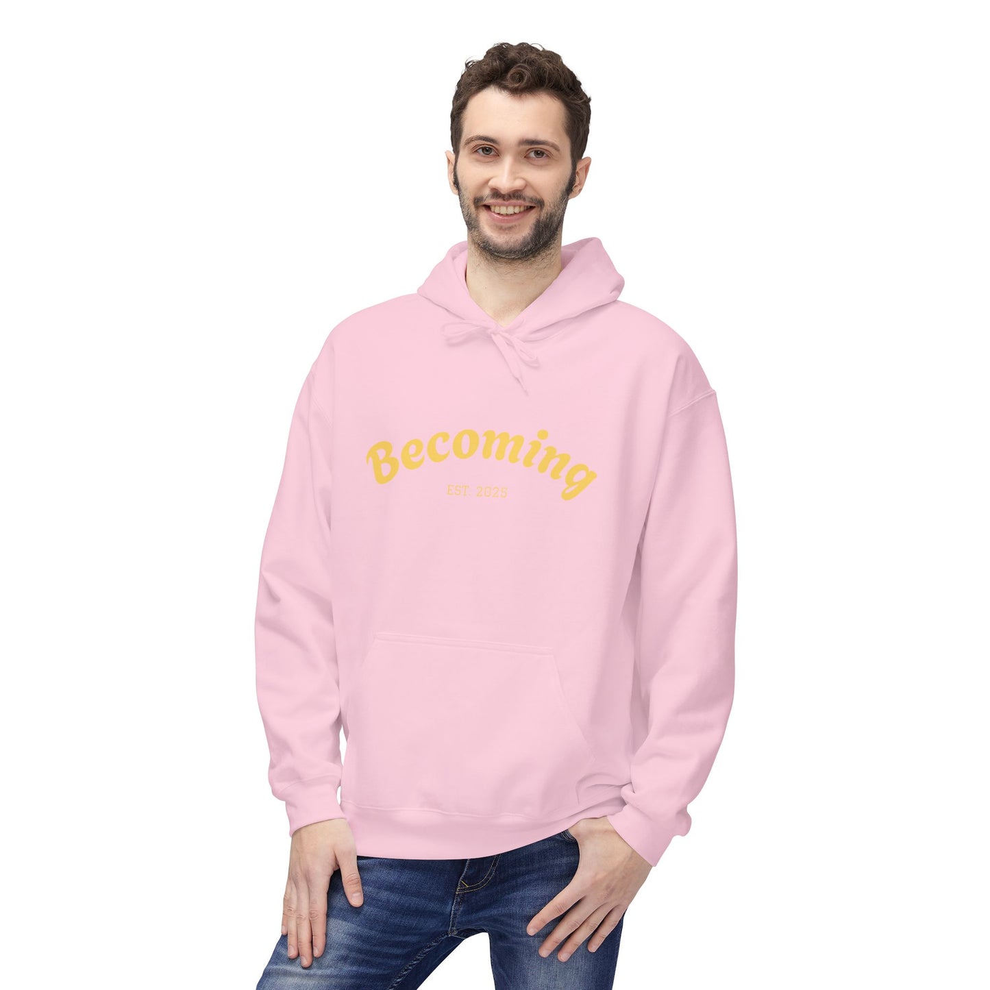 ''Becoming - No Limits'' 80% Cotton Hoodie