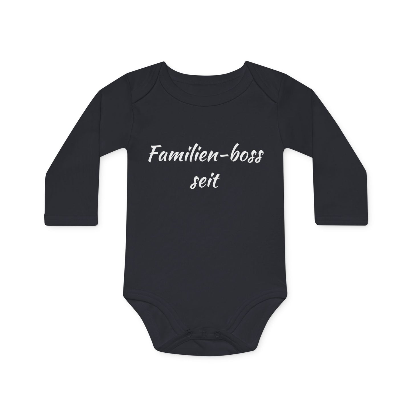“Familien-boss“Baby Bodysuit, Organic Cotton