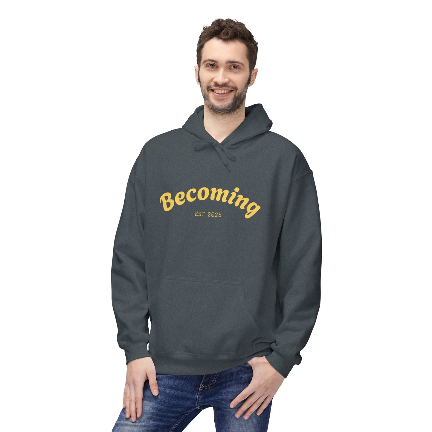 ''Becoming - No Limits'' 80% Cotton Hoodie