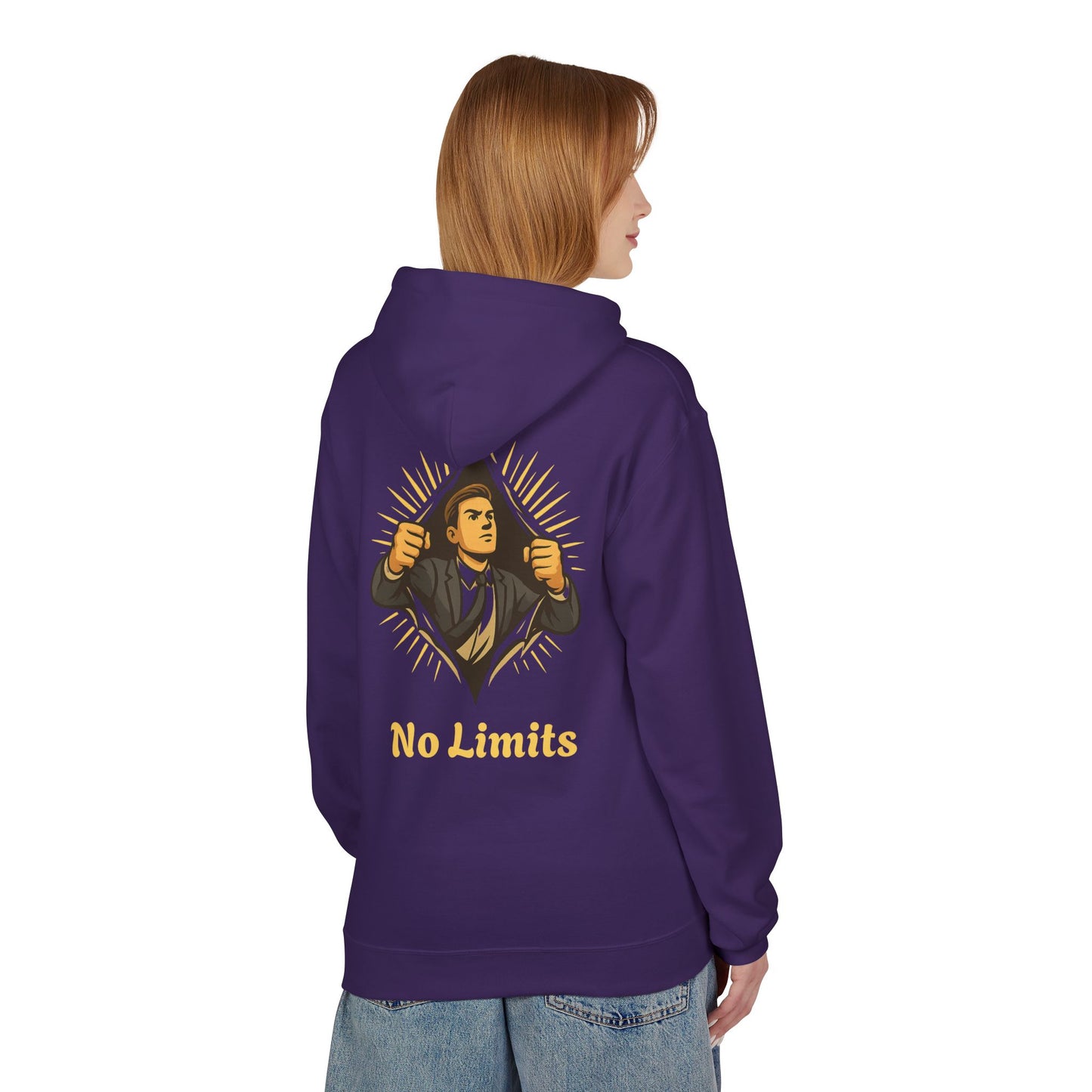 ''Becoming - No Limits'' 80% Cotton Hoodie