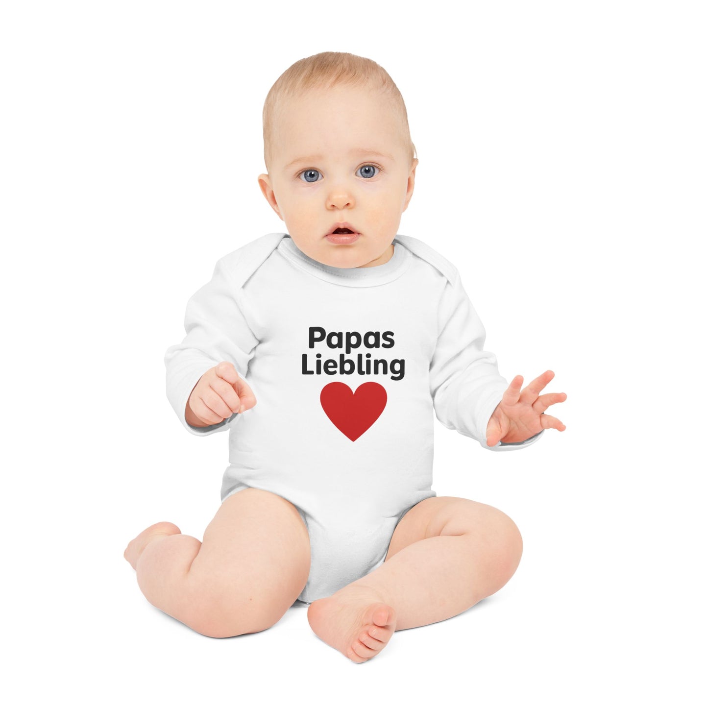 Papas Liebling Baby Bodysuit, Organic Cotton
