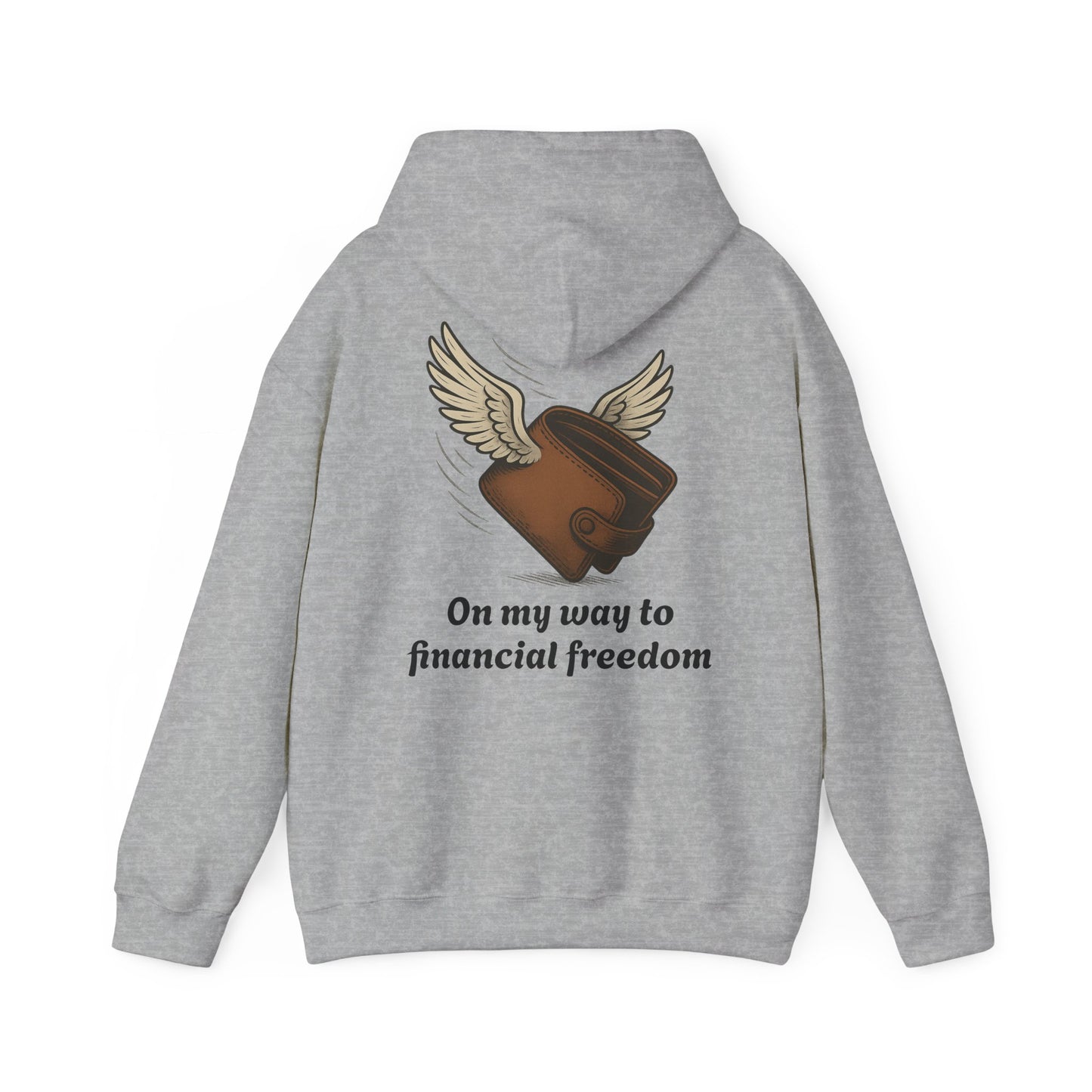 ''Becoming - Financial Freedom'' Unisex Hooded Sweatshirt