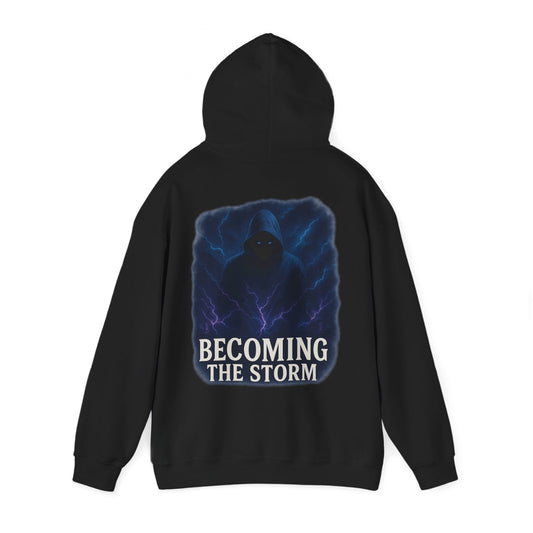 "Becoming the storm'' Unisex Hooded Sweatshirt