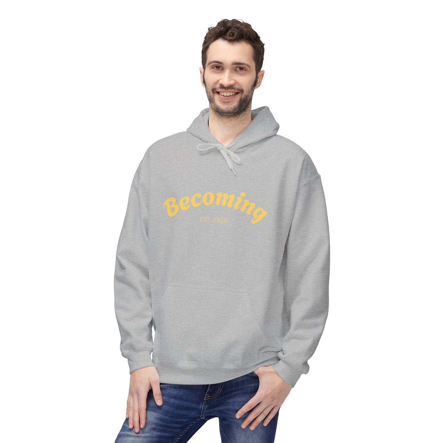 ''Becoming - No Limits'' 80% Cotton Hoodie