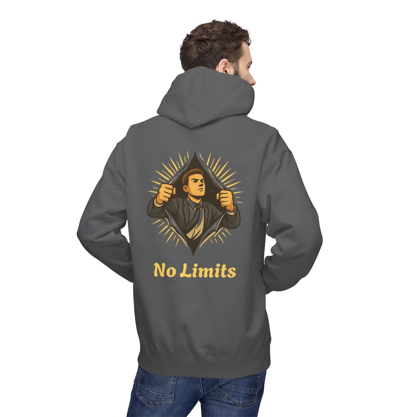 ''Becoming - No Limits'' 80% Cotton Hoodie
