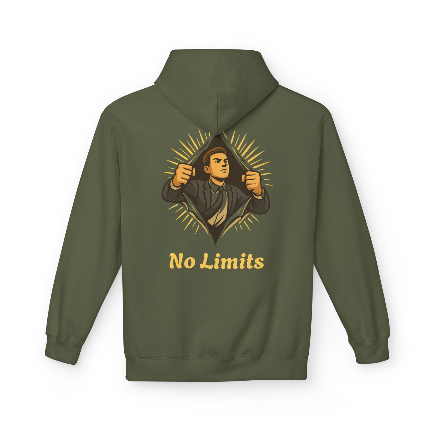 ''Becoming - No Limits'' 80% Cotton Hoodie